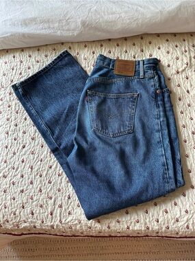Levi's 501 Relaxed Fit Dark Blue Women's Jeans - TAILORED/ALTERED